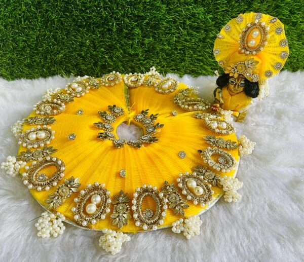 Laddu Gopal Dress Yellow13