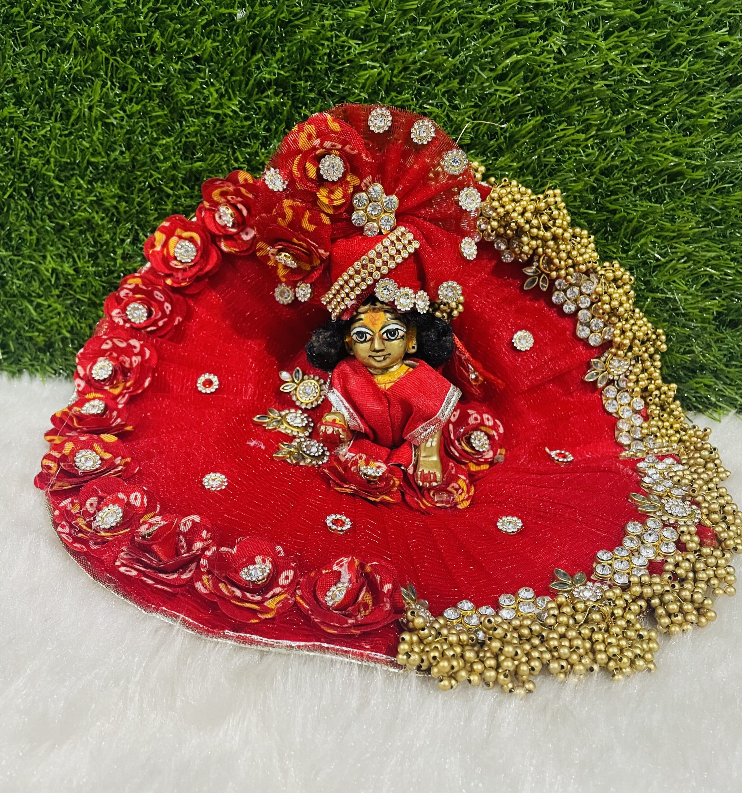 laddu gopal special flower dress – KKGROUPS